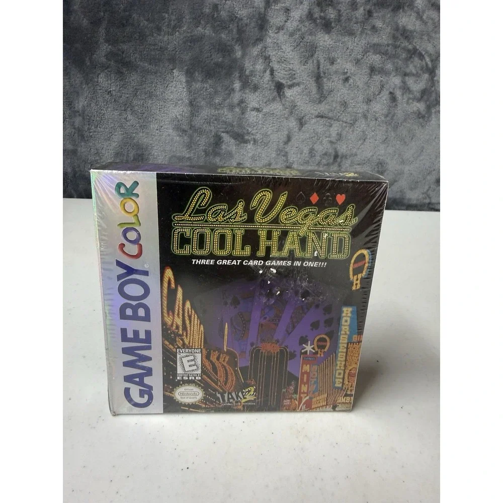 Las Vegas Cool Hand - Nintendo Gameboy Color Casino Card Games - New Sealed